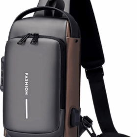 Crossbody Sling Bag for Men and Women with USB charging