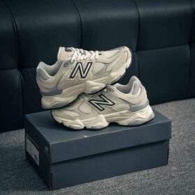 Shoes-New Balance 9060 Sea Salt Rain Cloud Black