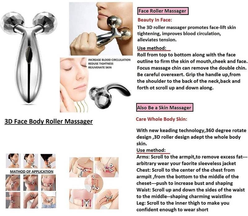 3D Massage Roller Face Body Massager - Image 5