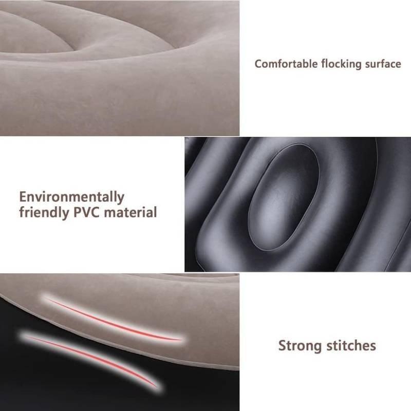 Inflatable Chair Lazy Sofa with Footrest - Image 5